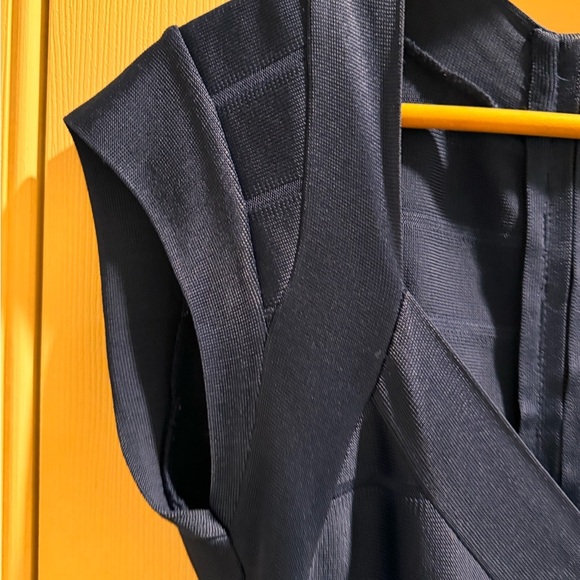 French Connection Blue Bandage Bodycon Mini Dress Size l - Picture 4 of 12